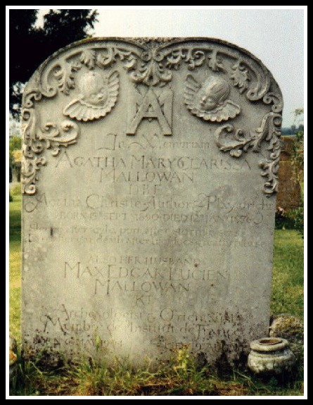 agatha headstone