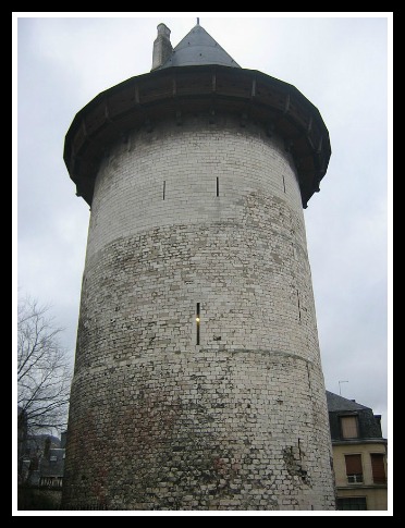 Tower of her imprisonment in Rouen, France.