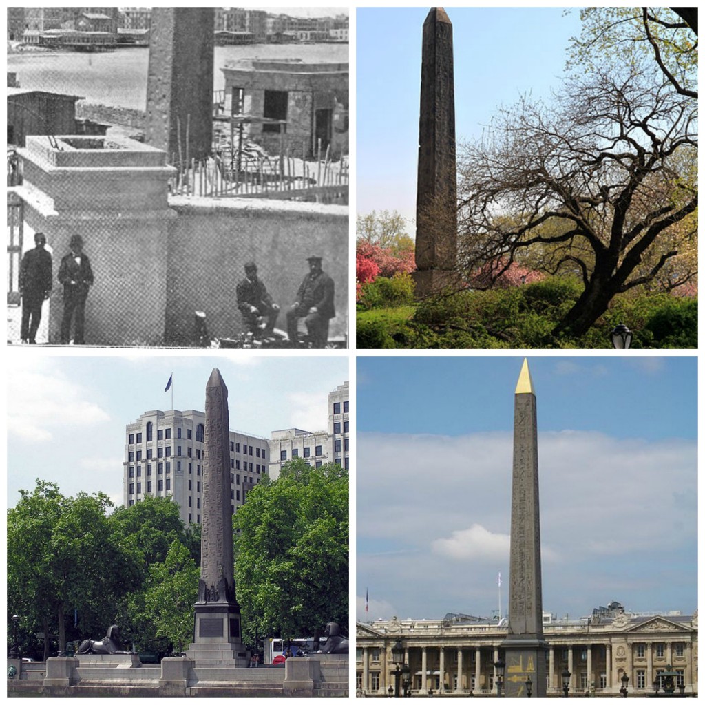 A story of some obelisks- found in Egypt and now residing in New York, London and Paris. Entitled Cleopatra's Needles, they all pre-date Cleo and the one in New York was erected by Hatshepsut 