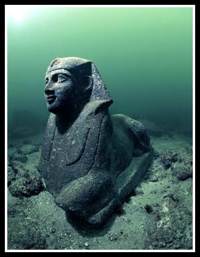 The remains of Cleopatra's kingdom have been discovered off the coast of Alexandria. 