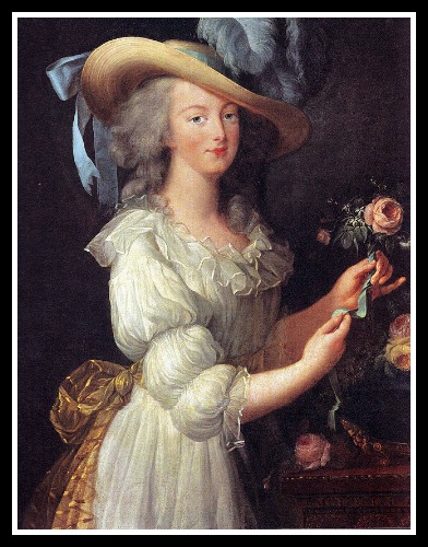 Marie in her softened years, by Louise Elizabeth Vigee Le Brun