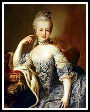 Marketing piece, um, portrait believed to be Marie Antoinette by Martin Van Meytens