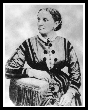 Elizabeth Keckley, former slave who bought her freedom and worked her way up to seamstress for Washington elite and confident of Mary Lincoln. We liked her so much (spoiler alert) we're going to cover her in the next episode.