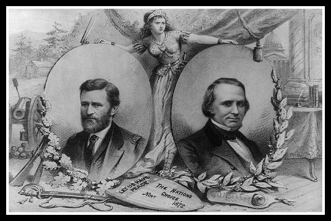 Ulysses S. Grant won without a fight from Victoria (or Susan B. Anthony's vote)